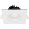 Satco 12W LED Downlight, Gimbal 3.5 in, CCT Select, Square, Remote Driver, White, 840L 120V S11627R1 - alternate 2